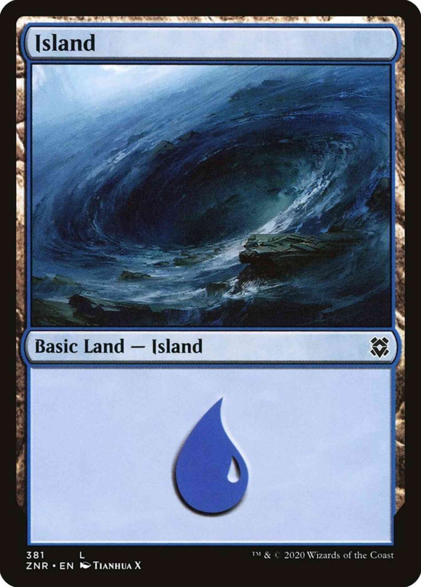 Island [381] [Zendikar Rising] [Non-Foil]
