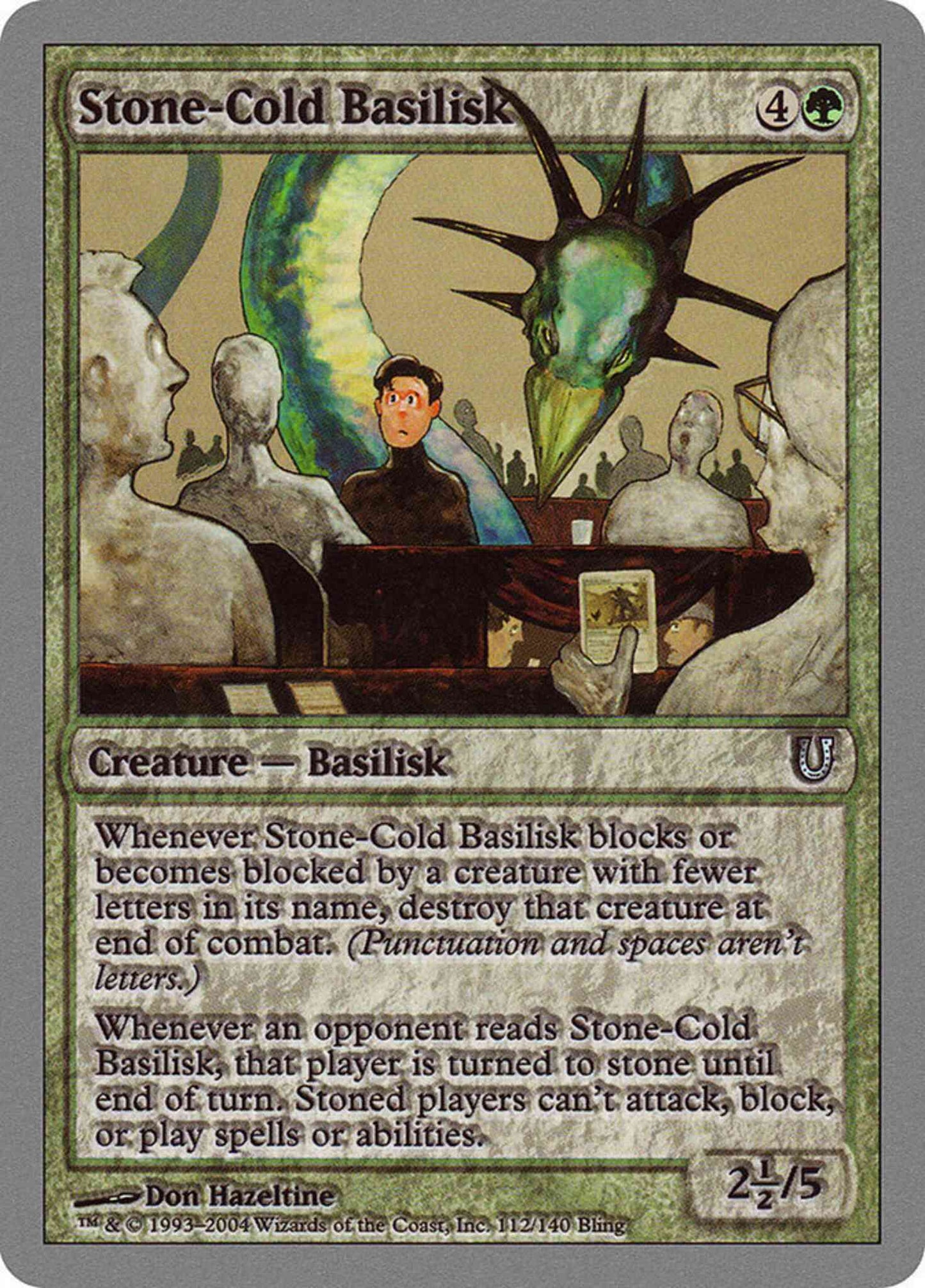 Stone-Cold Basilisk [112] [Unhinged] [Non-Foil]