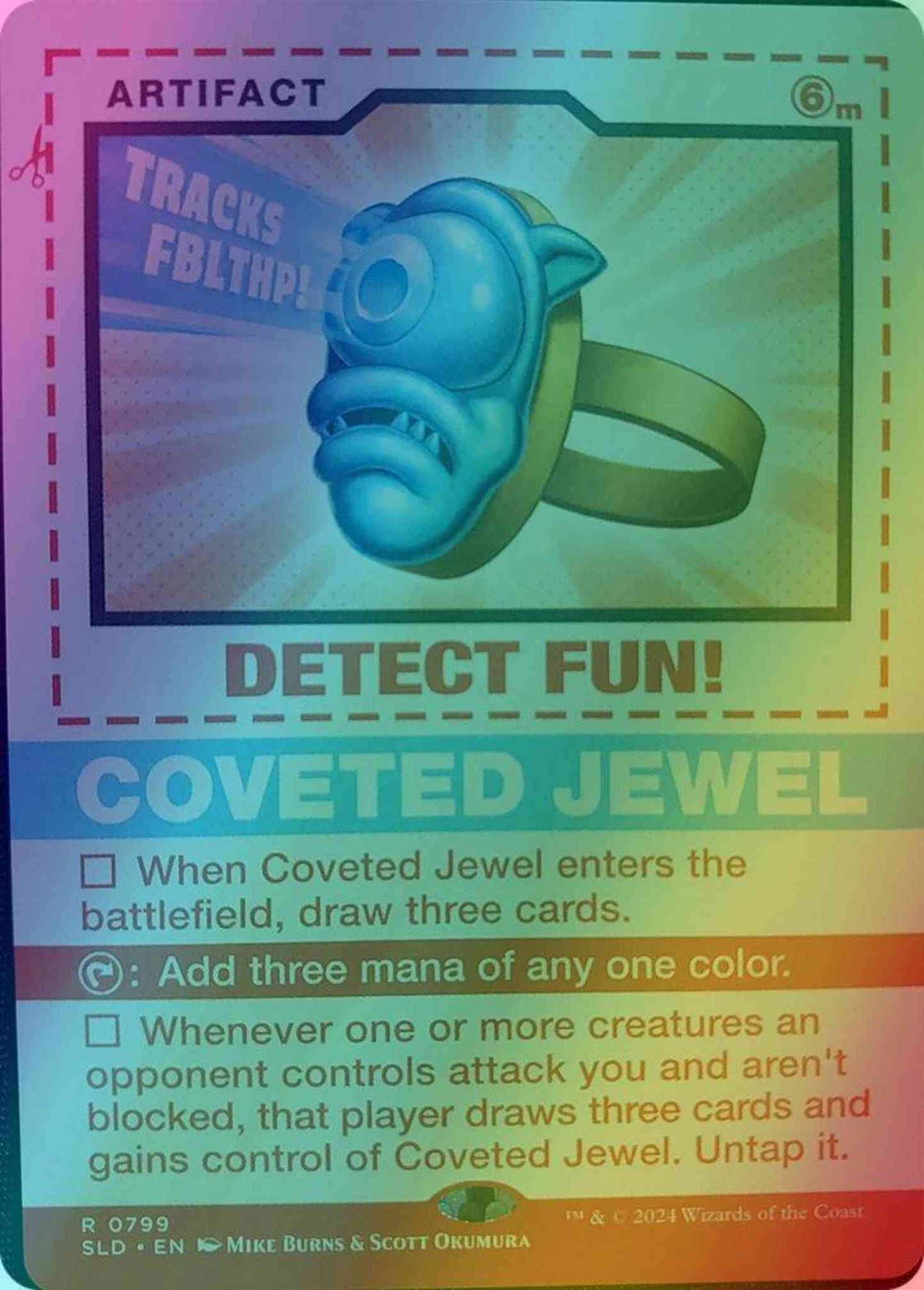 Coveted Jewel [0799] [Borderless] [Just Add Milk: Second Helpings] [Secret Lair Drop] [Foil]