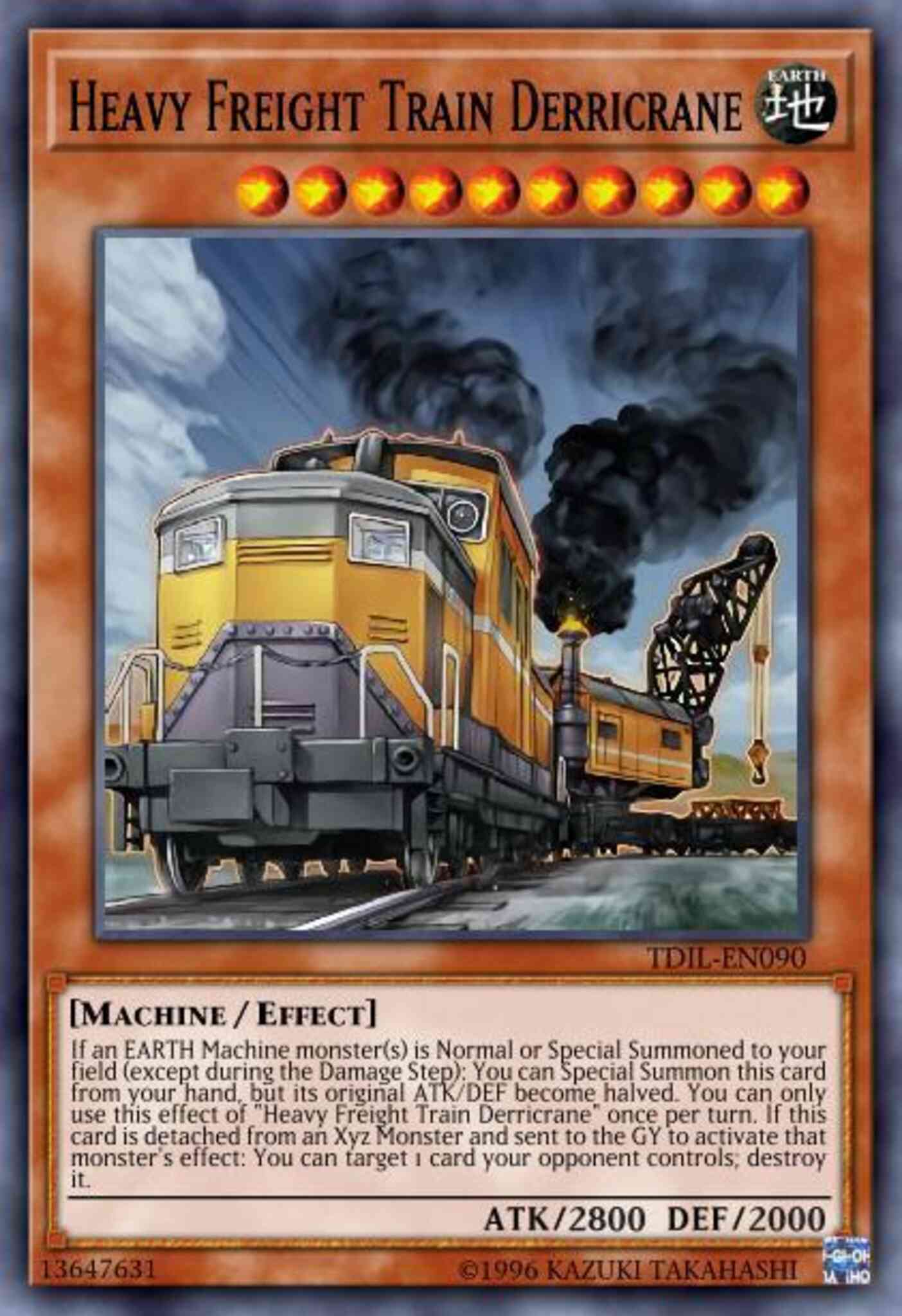 Heavy Freight Train Derricrane - TDIL-EN090 - Common - 1st Edition