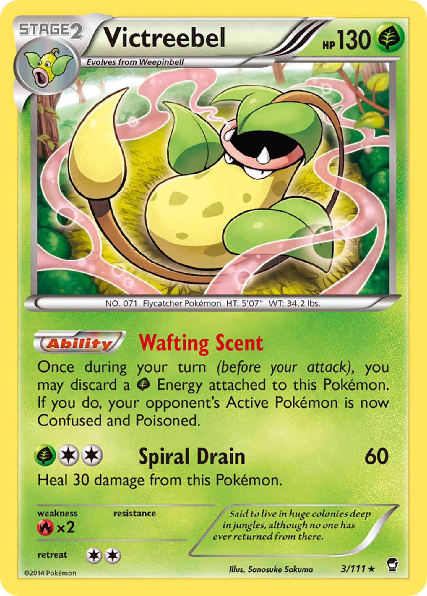Victreebel - 3/111 - Rare Holo [xy3-3] [Holo]