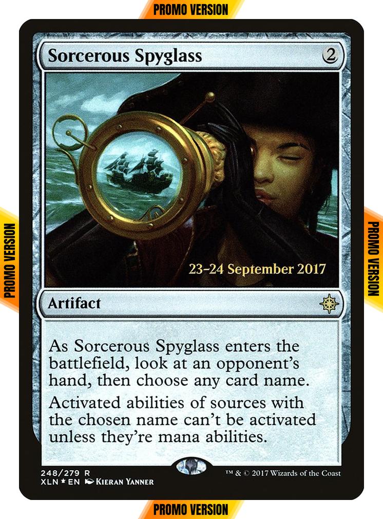 Sorcerous Spyglass [248s] [Ixalan Promos] [Foil]