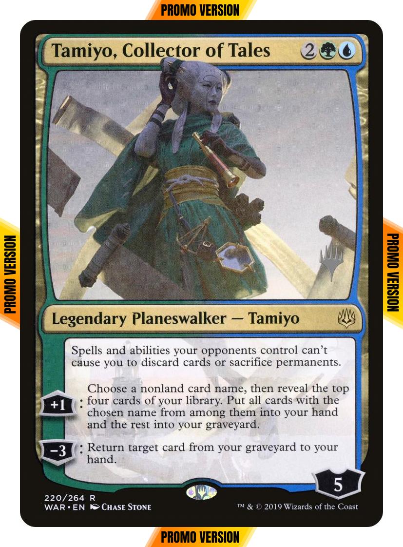 Tamiyo, Collector of Tales [Promo Pack] [220p] [War of the Spark Promos] [Non-Foil]