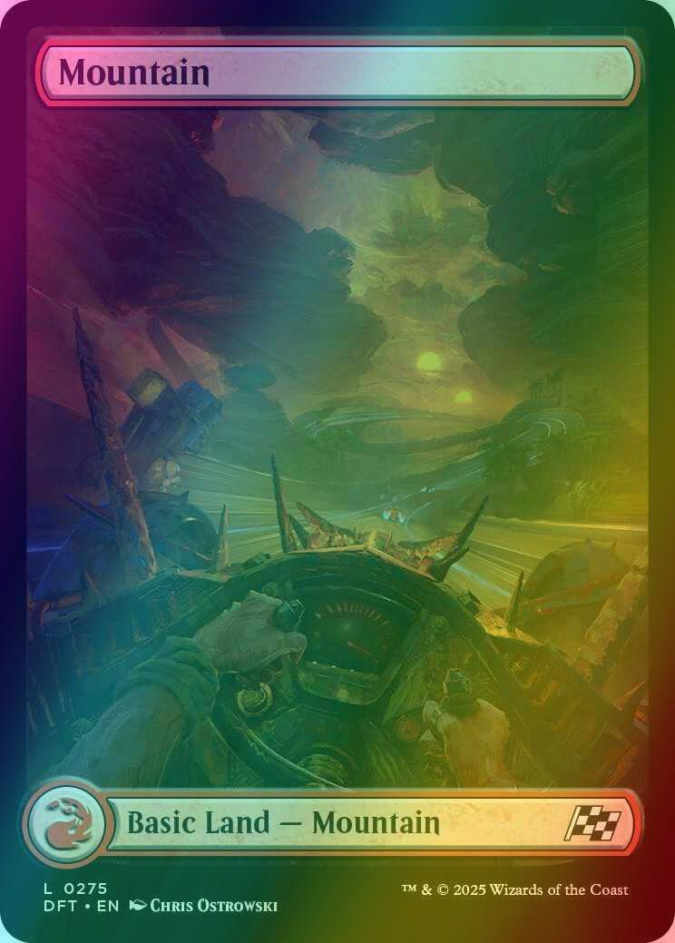 Mountain [275] [Full Art] [Driver's Seat] [Aetherdrift] [Foil]