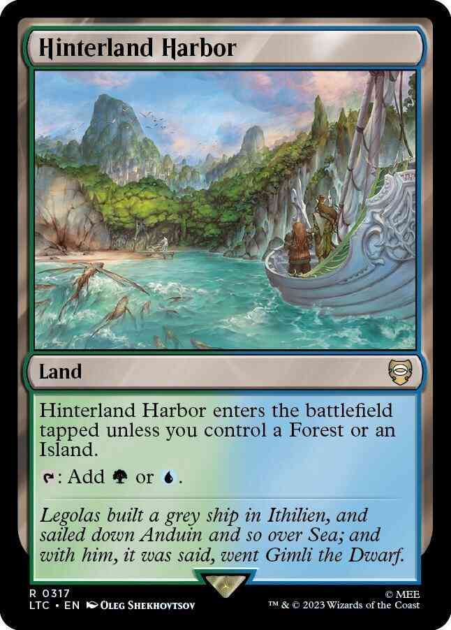 Hinterland Harbor [317] [The Lord of the Rings: Tales of Middle-earth: Commander] [Non-Foil]