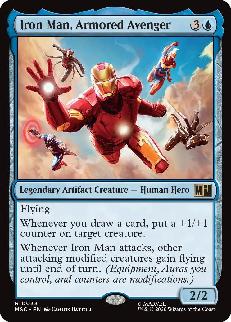 Iron Man, Armored Avenger [33] [Marvel Super Heroes: Commander] [Non-Foil]