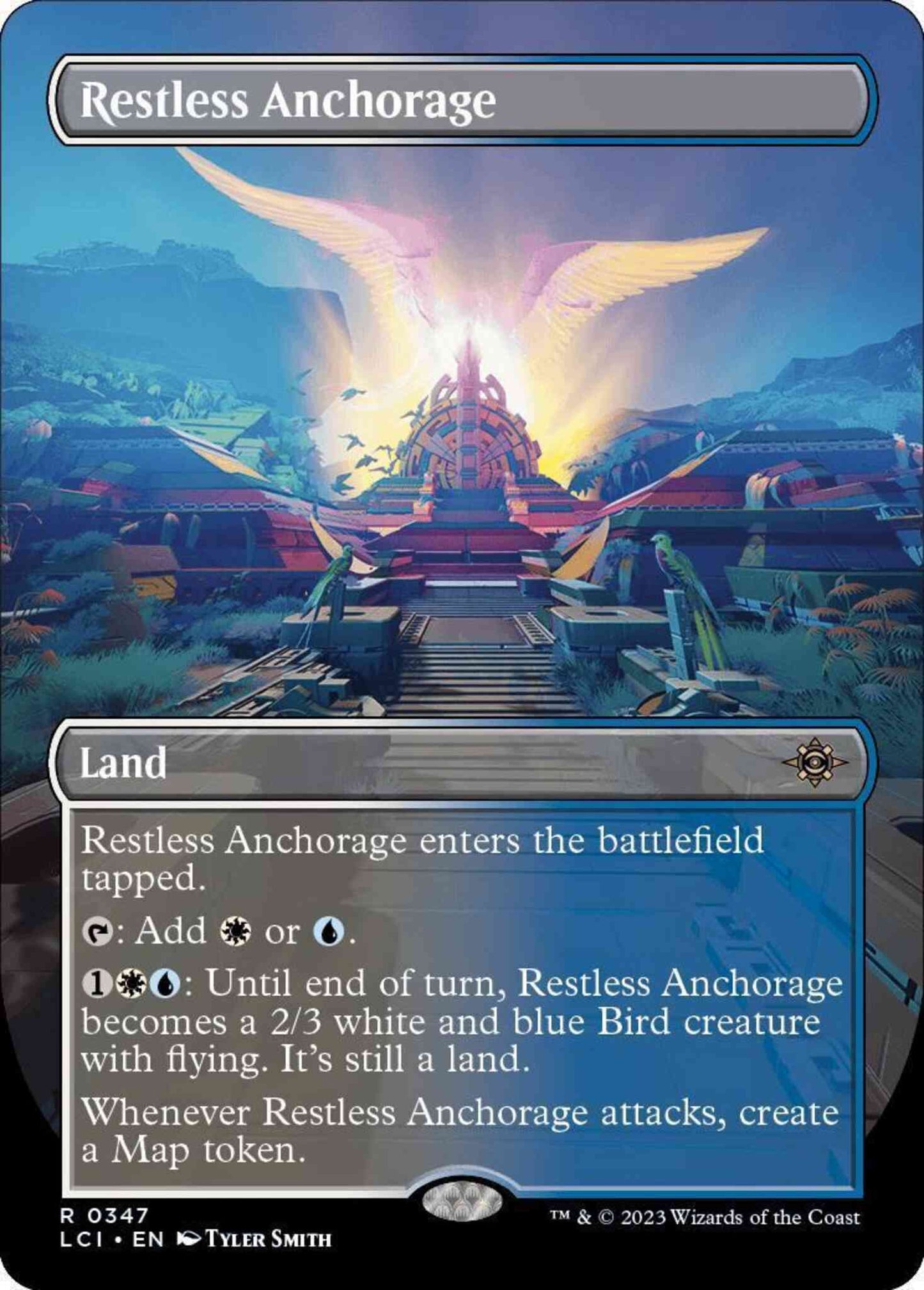 Restless Anchorage [347] [Borderless] [The Lost Caverns of Ixalan] [Non-Foil]
