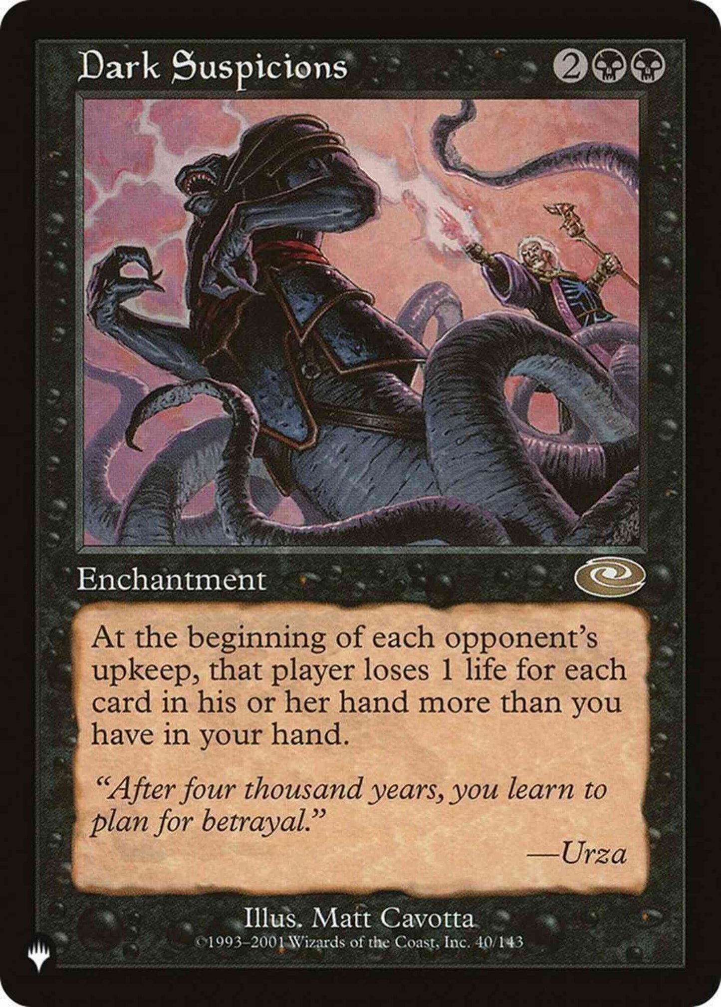 Dark Suspicions [PLS-40] [The List] [Non-Foil]