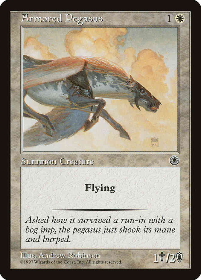 Armored Pegasus [6] [No Reminder Text] [Portal 1] [Non-Foil]