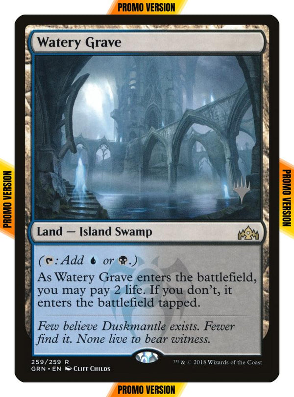 Watery Grave [259p] [Promo Pack] [Guilds of Ravnica Promos] [Foil]