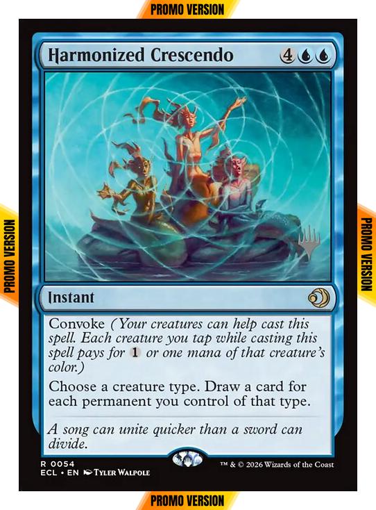 Harmonized Crescendo [54p] [Promo Pack] [Lorwyn Eclipsed: Promos] [Non-Foil]