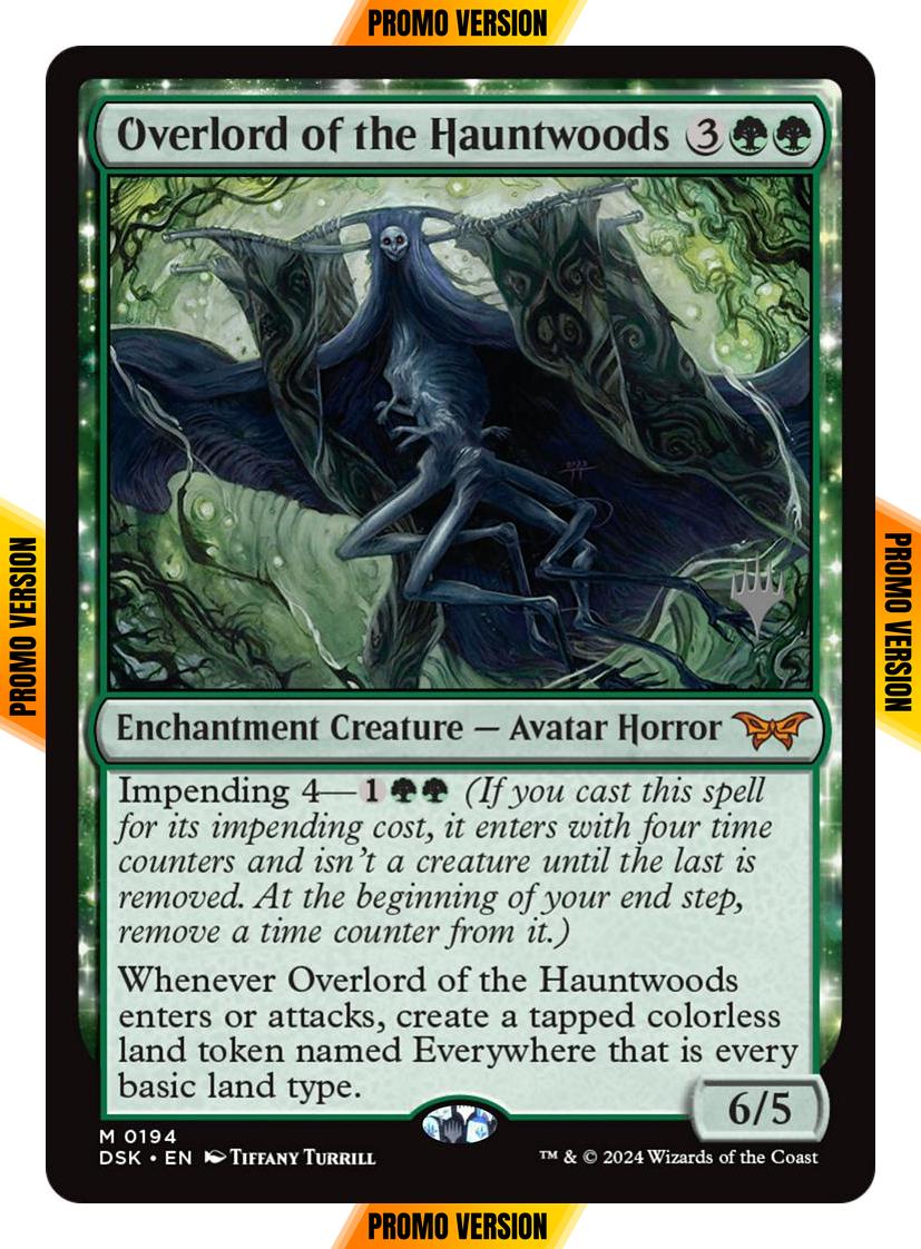 Overlord of the Hauntwoods [194p] [Promo Pack] [Duskmourn: House of Horror: Promos] [Non-Foil]