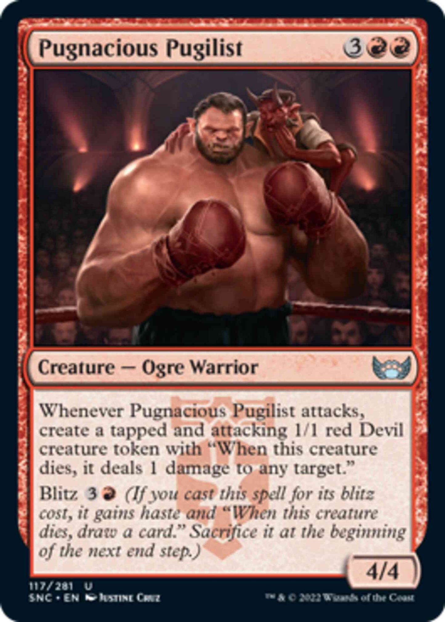 Pugnacious Pugilist [117] [Streets of New Capenna] [Non-Foil]