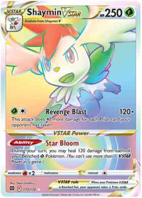 Shaymin VSTAR - 173/172 - Rare Rainbow [swsh9-173] [Secret]