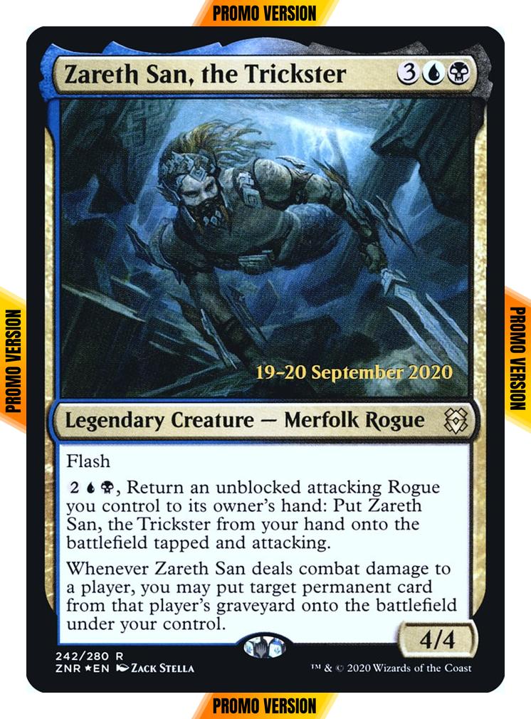 Zareth San, the Trickster [Prerelease] [242s] [Zendikar Rising Promos] [Foil]