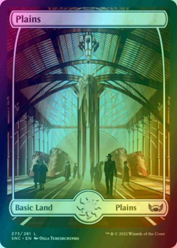 Plains [273] [Full Art] [Metropolis] [Streets of New Capenna] [Foil]
