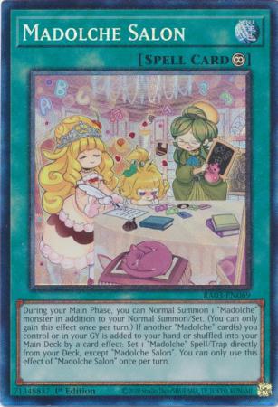 Madolche Salon - RA03-EN069 - Prismatic Collector's Rare - 1st Edition