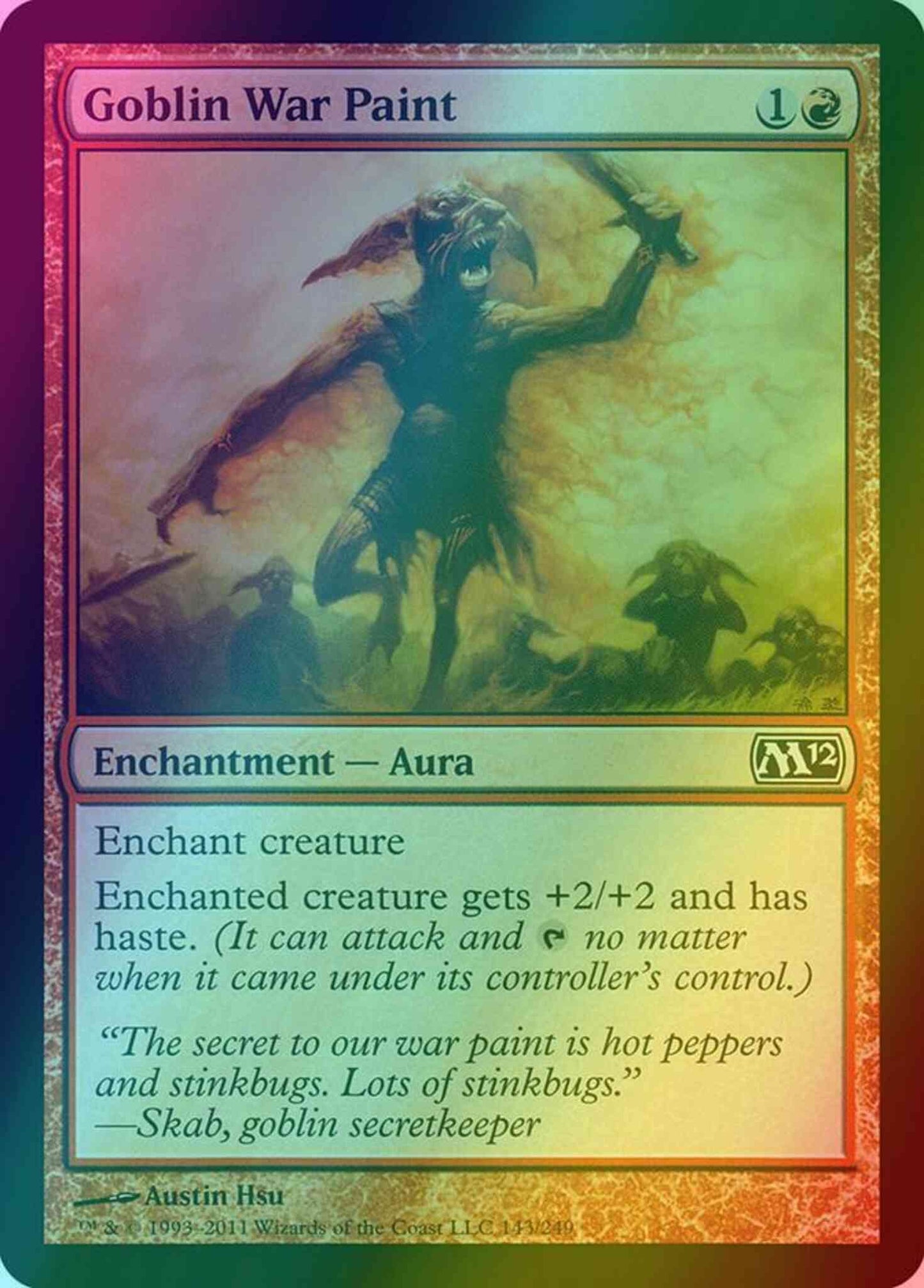 Goblin War Paint [143] [Magic 2012] [Foil]