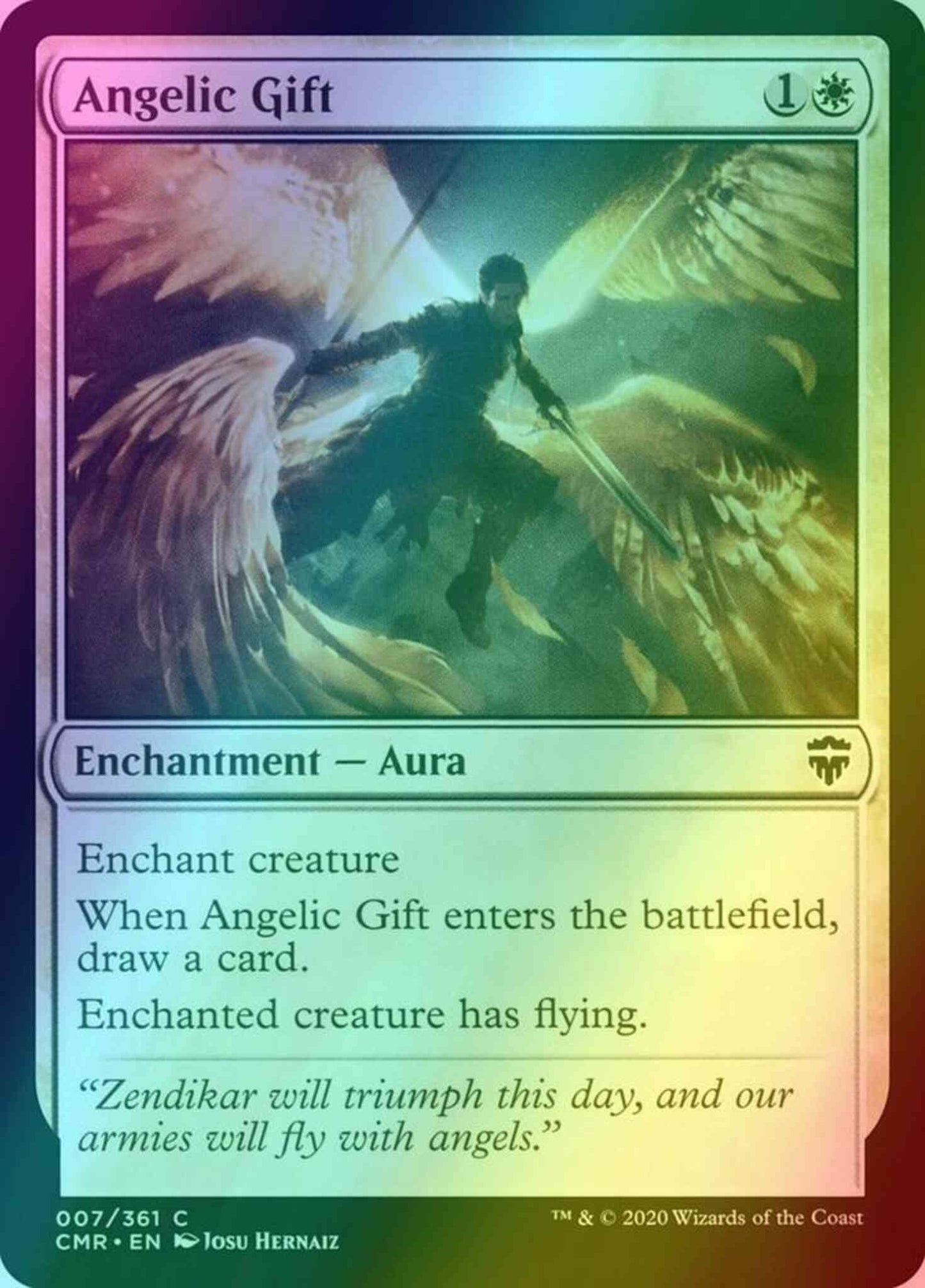 Angelic Gift [7] [Commander Legends] [Foil]