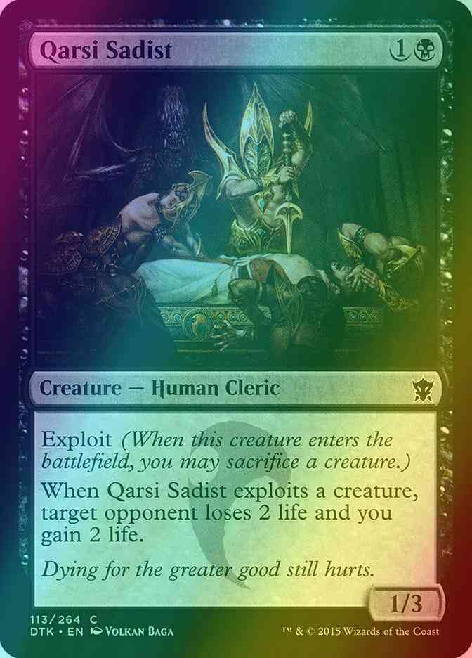 Qarsi Sadist [113] [Dragons Of Tarkir] [Foil]
