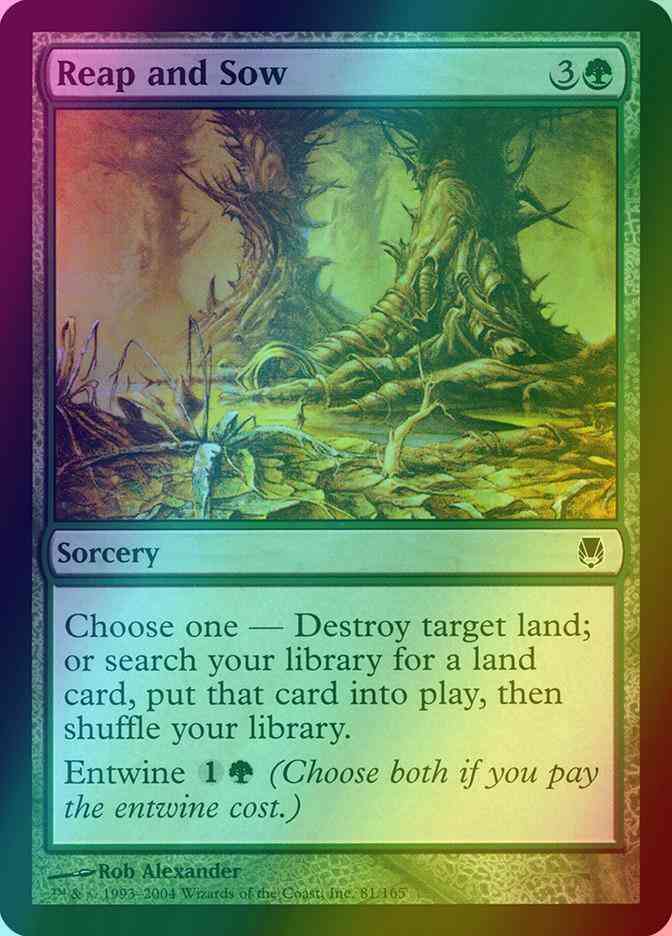 Reap and Sow [81] [Darksteel] [Foil]