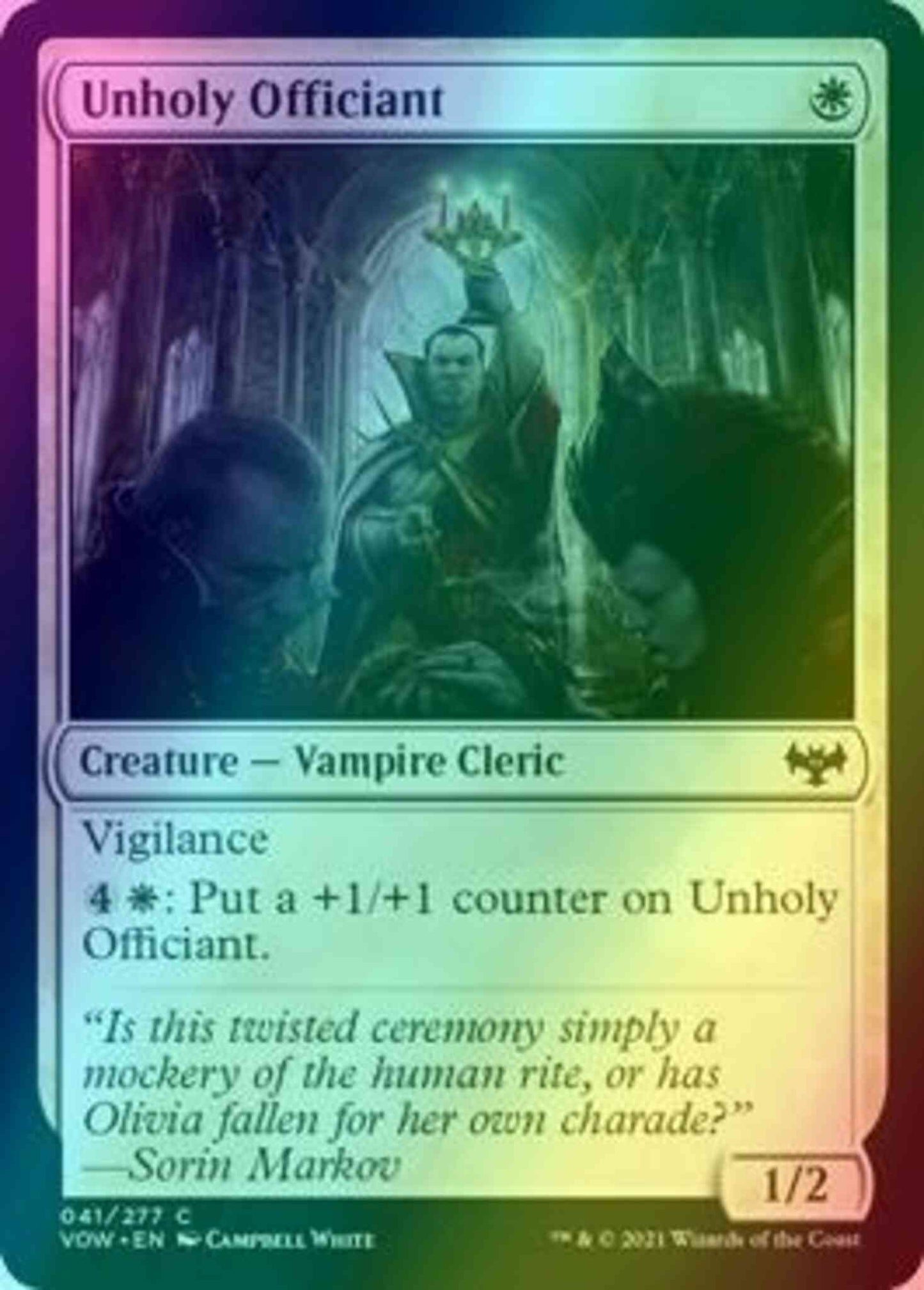 Unholy Officiant [41] [Innistrad: Crimson Vow] [Foil]