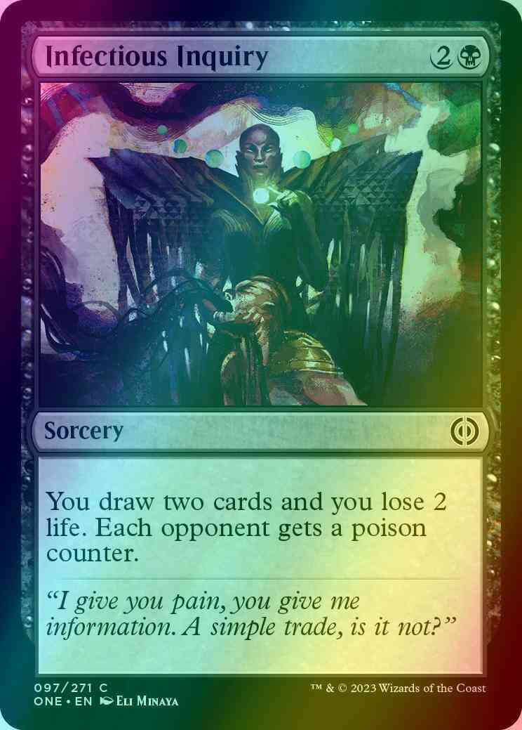 Infectious Inquiry [97] [Phyrexia: All Will Be One] [Foil]