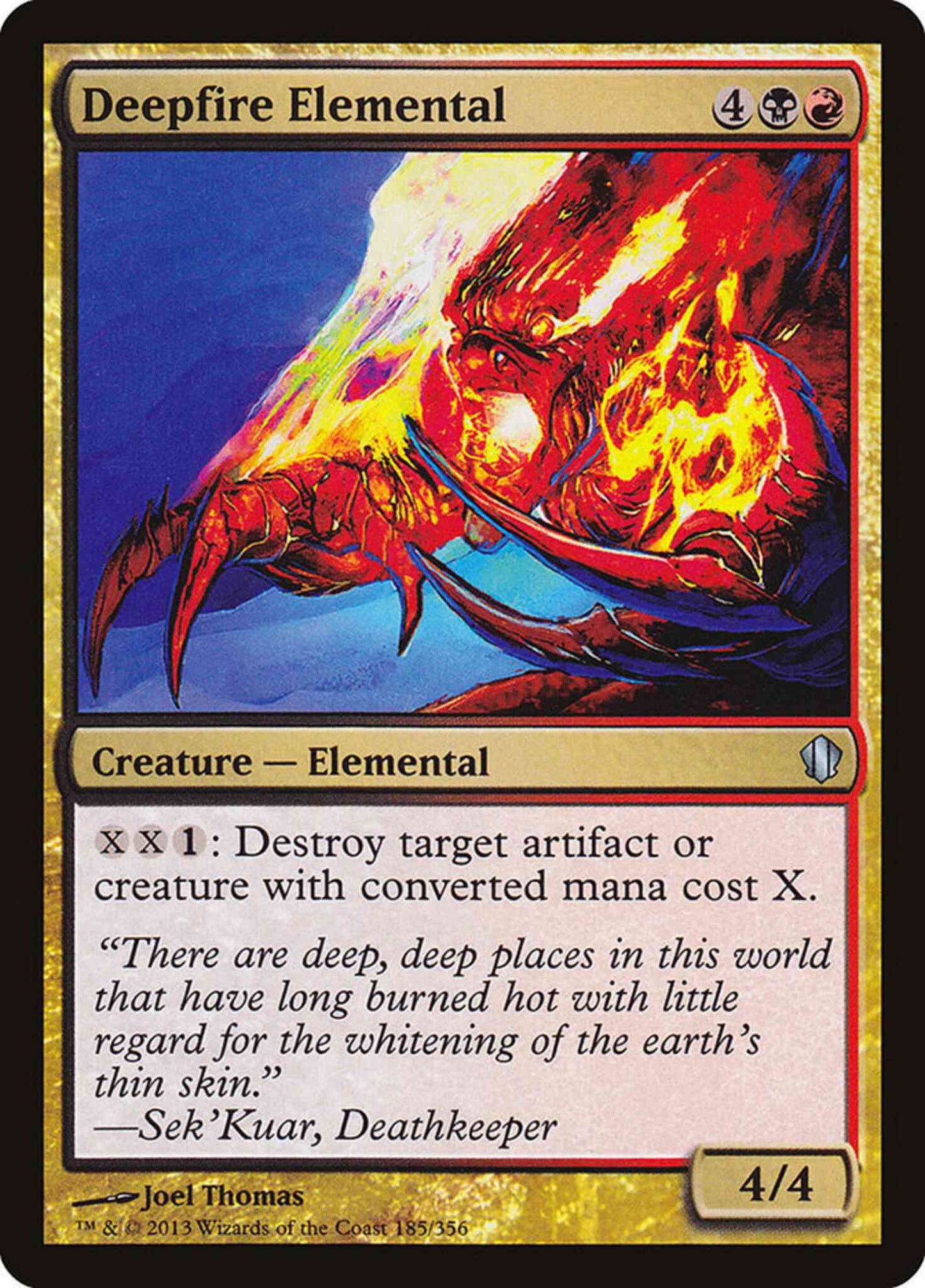 Deepfire Elemental [185] [Commander 2013] [Non-Foil]