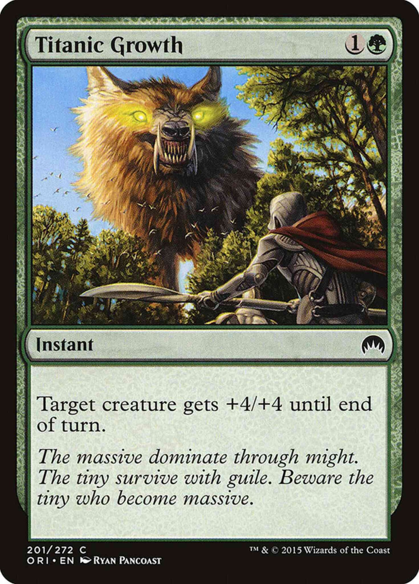 Titanic Growth [201] [Magic Origins] [Non-Foil]