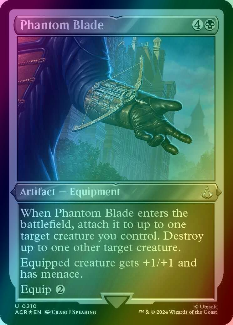Phantom Blade [210] [Assassin's Creed] [Etched Foil]