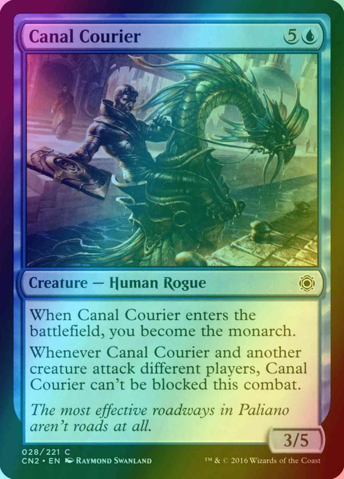 Canal Courier [28] [Conspiracy Take The Crown] [Foil]