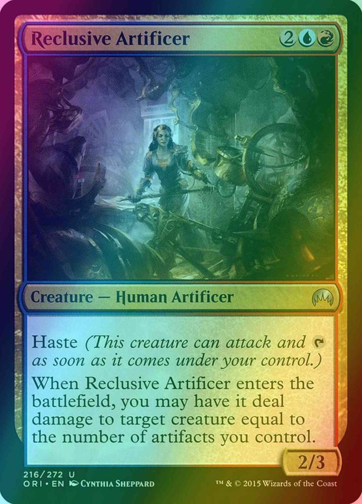 Reclusive Artificer [216] [Magic Origins] [Foil]