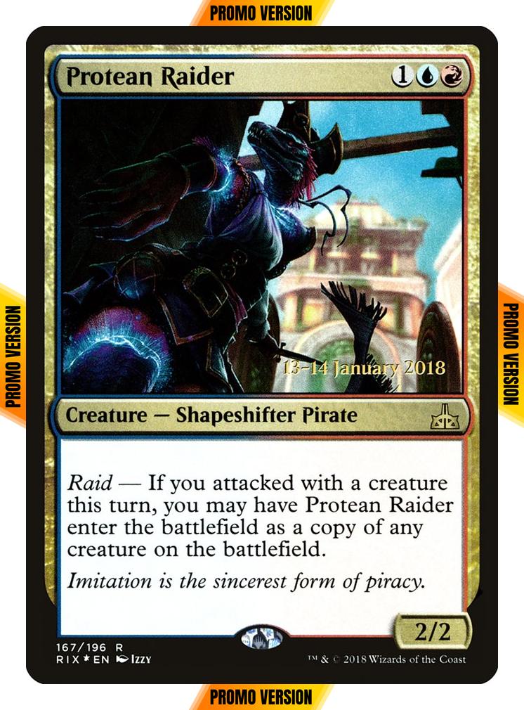 Protean Raider [167s] [Rivals of Ixalan Promos] [Foil]