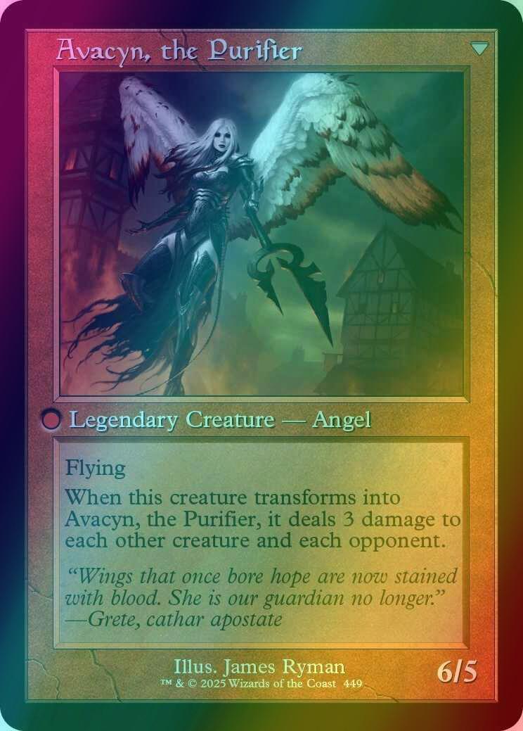 Archangel Avacyn // Avacyn, the Purifier [449] [Retro Frame] [Innistrad Remastered] [Foil]