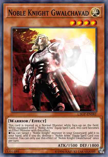Noble Knight Gwalchavad - LTGY-EN081 - Ultimate Rare - Unlimited