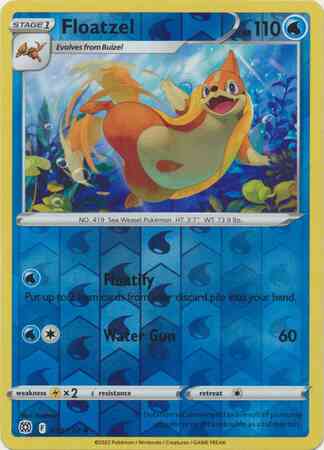Floatzel - 039/172 - Uncommon [swsh9-039] [Reverse Holo]