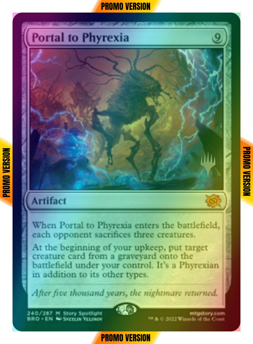 Portal to Phyrexia [240p] [Promo Pack] [The Brothers' War: Promos] [Foil]
