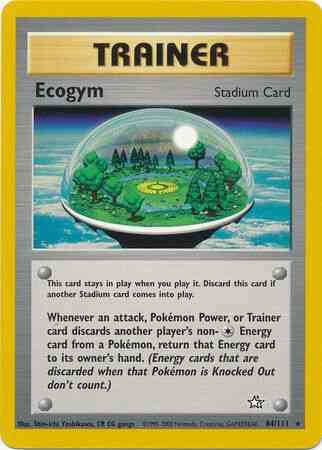 Ecogym - 84/111 - Rare - Unlimited [neo1U-84] [Non-Holo]