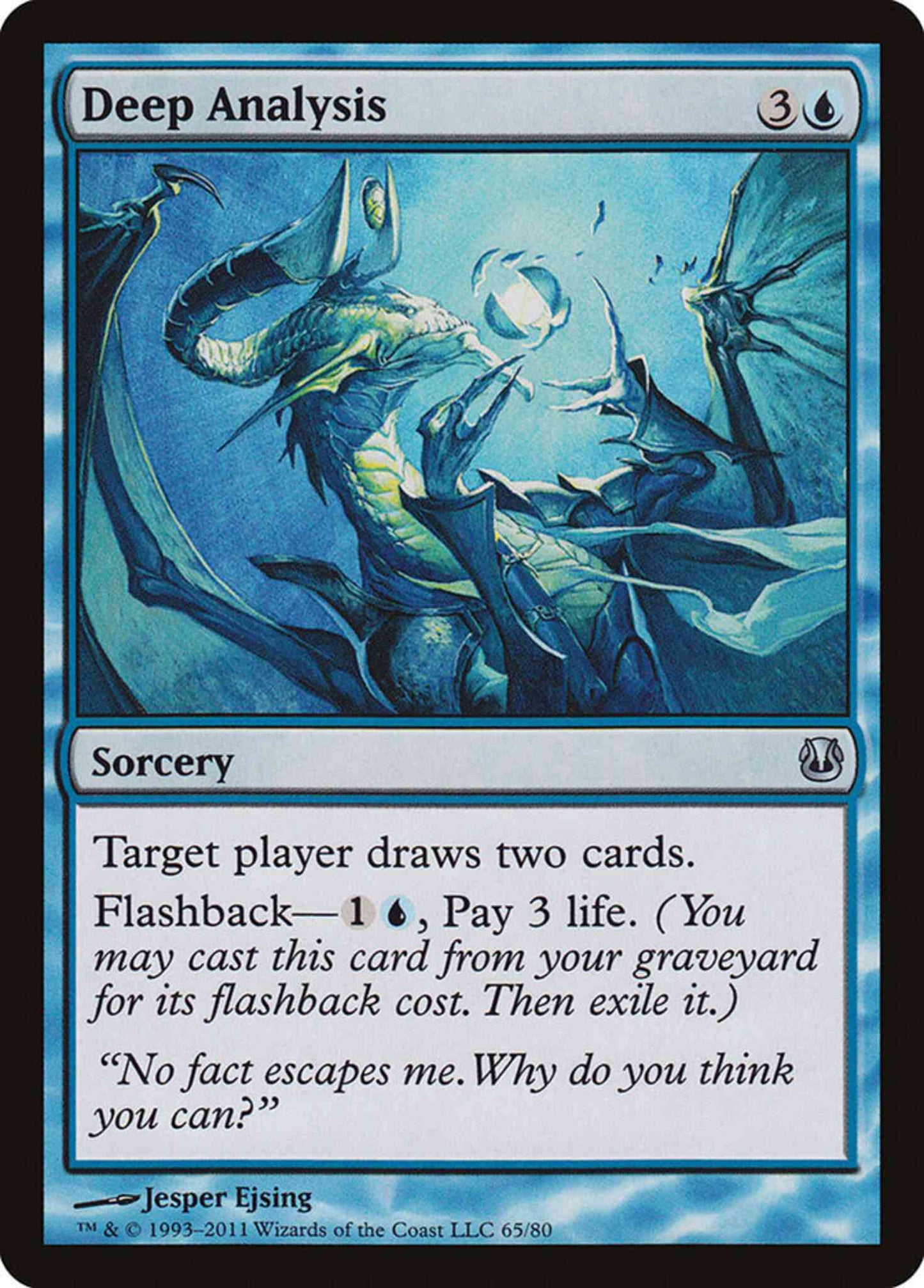 Deep Analysis [65] [Duel Decks: Ajani vs. Nicol Bolas] [Non-Foil]