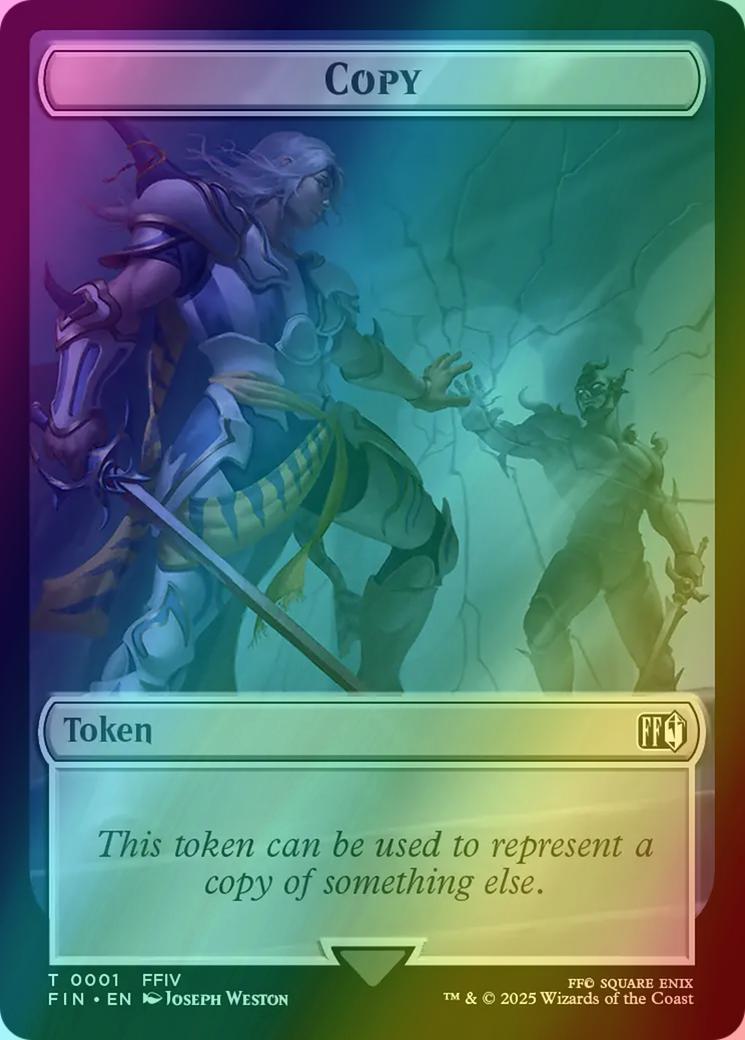 Copy Token (01) // Hero Token (02) [FINAL FANTASY: Tokens] [Foil]