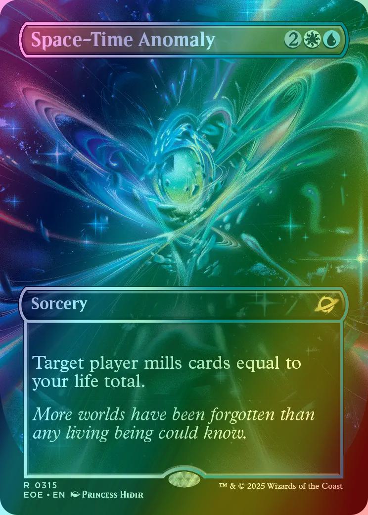 Space-Time Anomaly [315] [Borderless] [Surreal Space] [Edge of Eternities] [Foil]