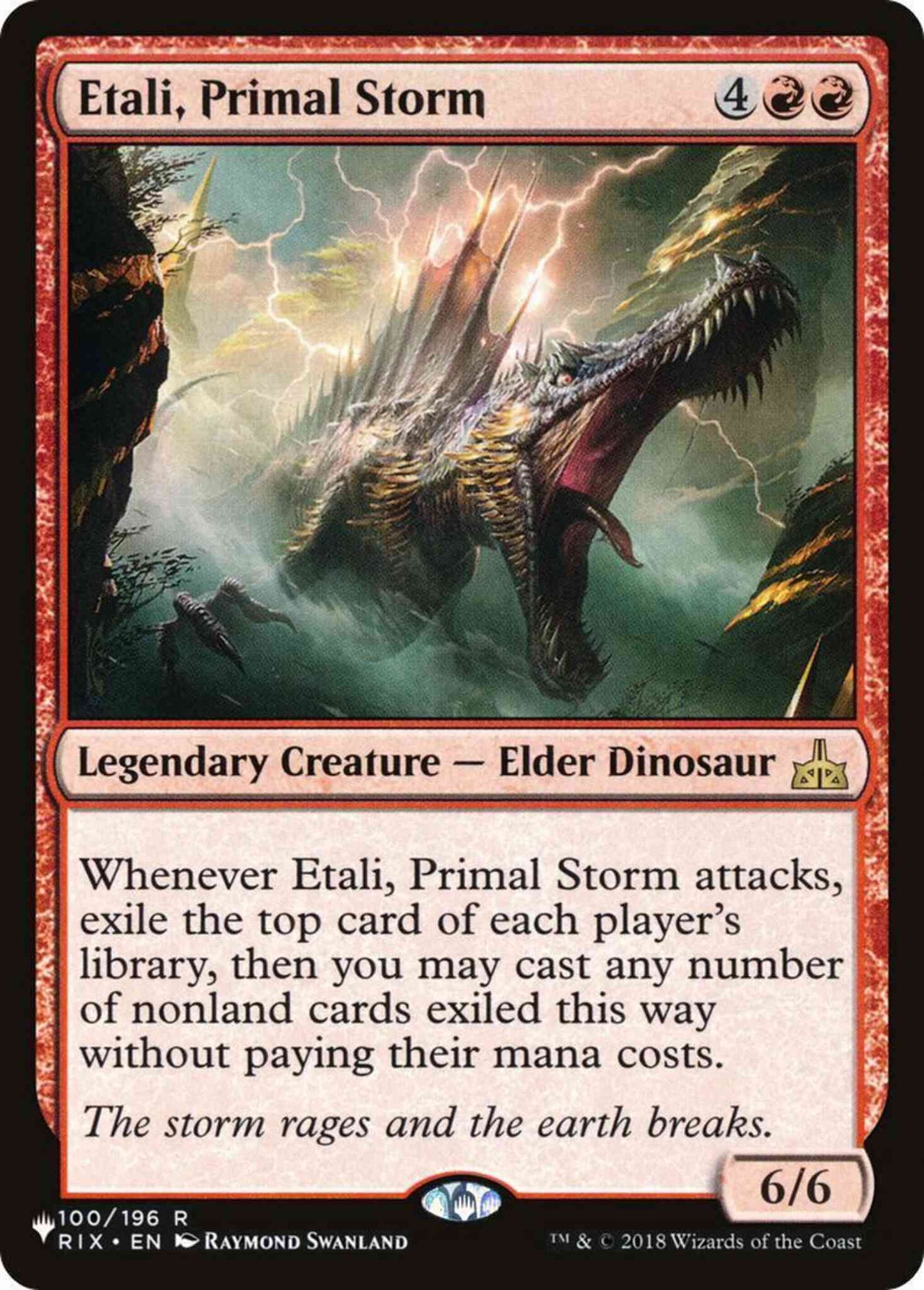 Etali, Primal Storm [RIX-100] [The List] [Non-Foil]