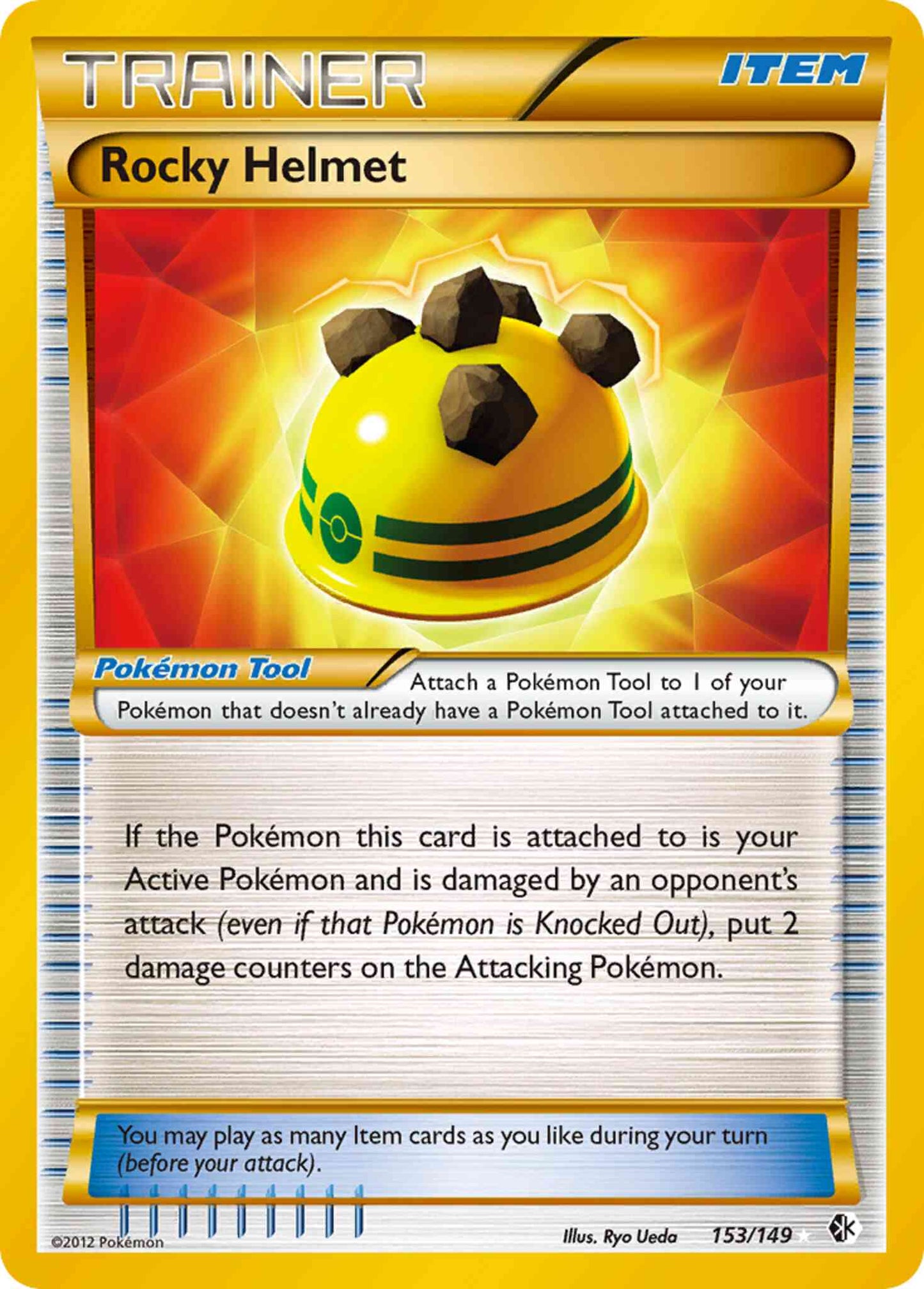 Rocky Helmet - 153/149 - Rare Holo [bw7-153] [Holo]