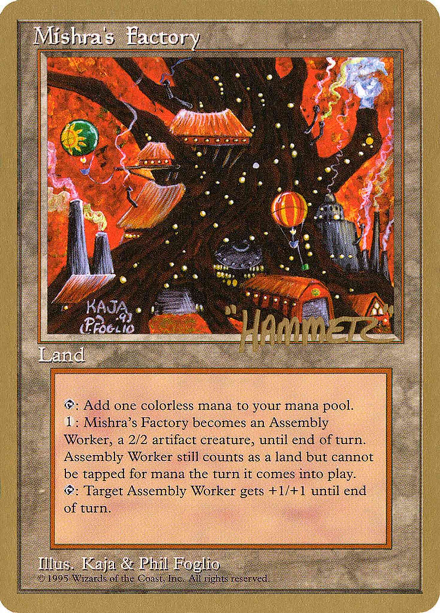 Mishra's Factory [sr361] [Shawn Regnier] [Pro Tour Collector Set] [Non-Foil]