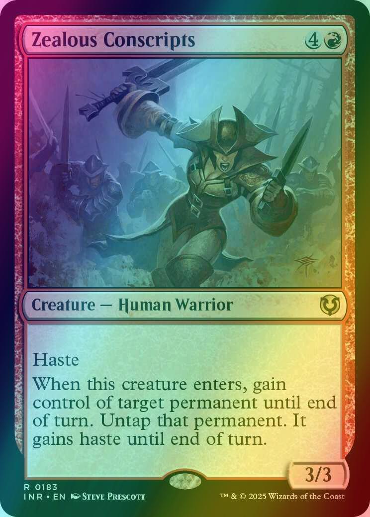Zealous Conscripts [183] [Innistrad Remastered] [Foil]