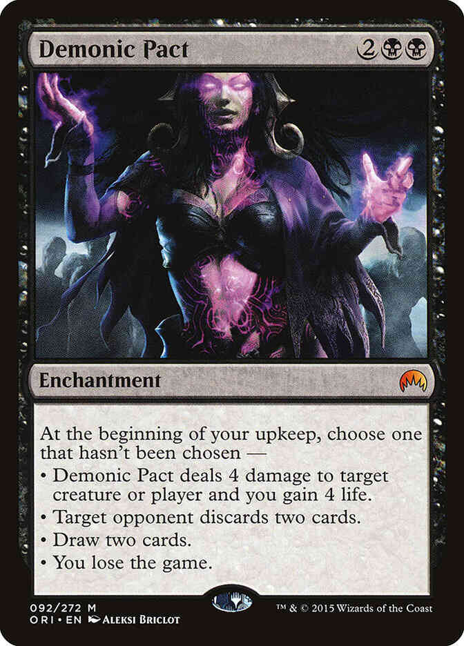 Demonic Pact [92] [Magic Origins] [Non-Foil]