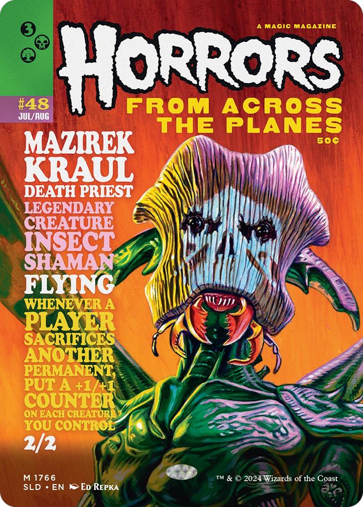 Mazirek, Kraul Death Priest [1766] [Borderless] [Monstrous Magazine] [Secret Lair Drop] [Non-Foil]