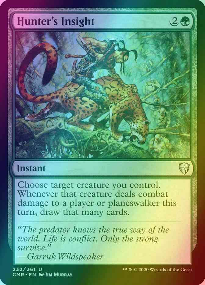 Hunter's Insight [232] [Commander Legends] [Foil]