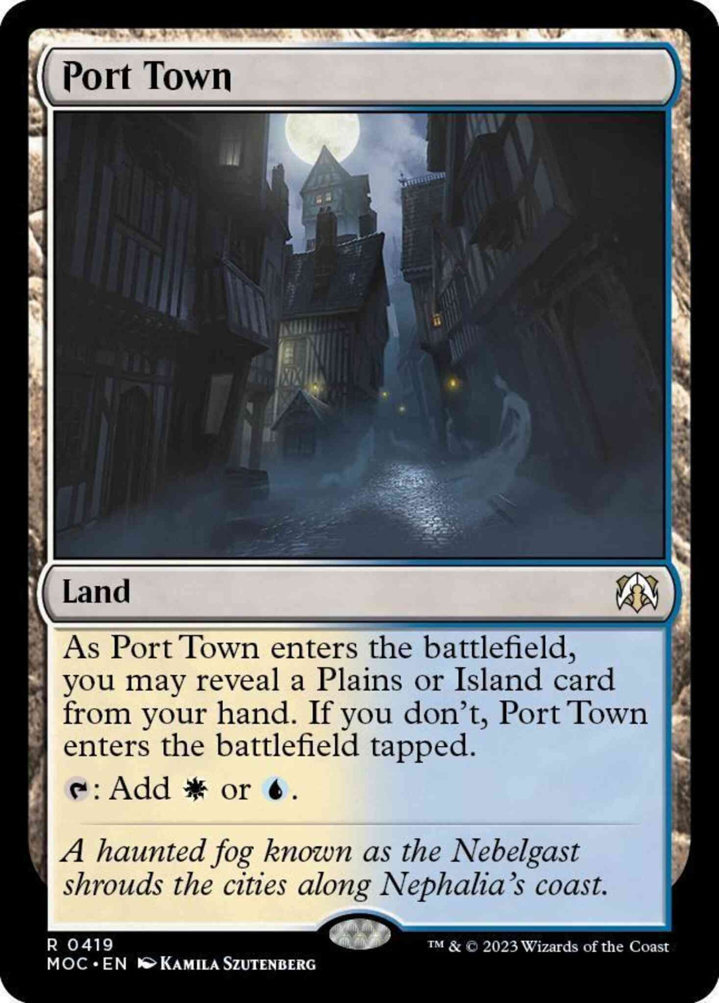 Port Town [419] [March of the Machine: Commander] [Non-Foil]