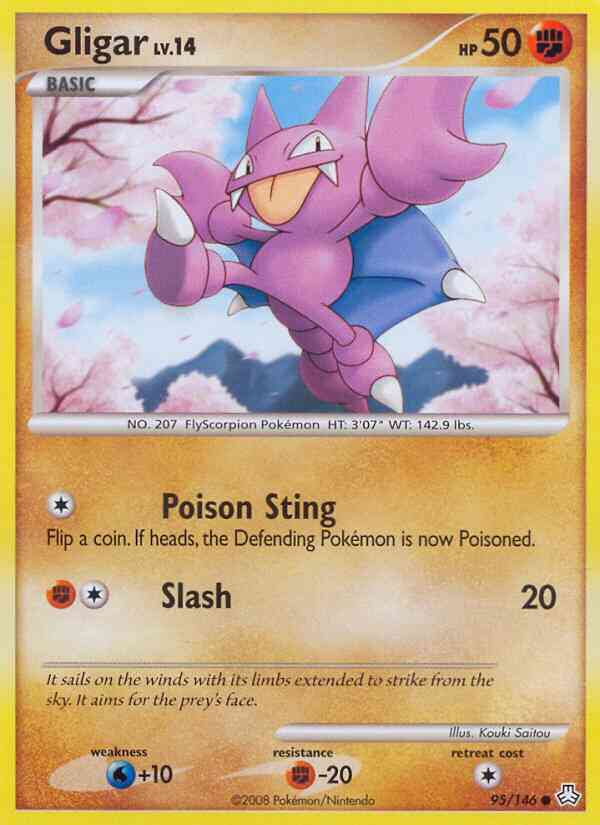 Gligar - 95/146 - Common [dp6-95] [Reverse Holo]